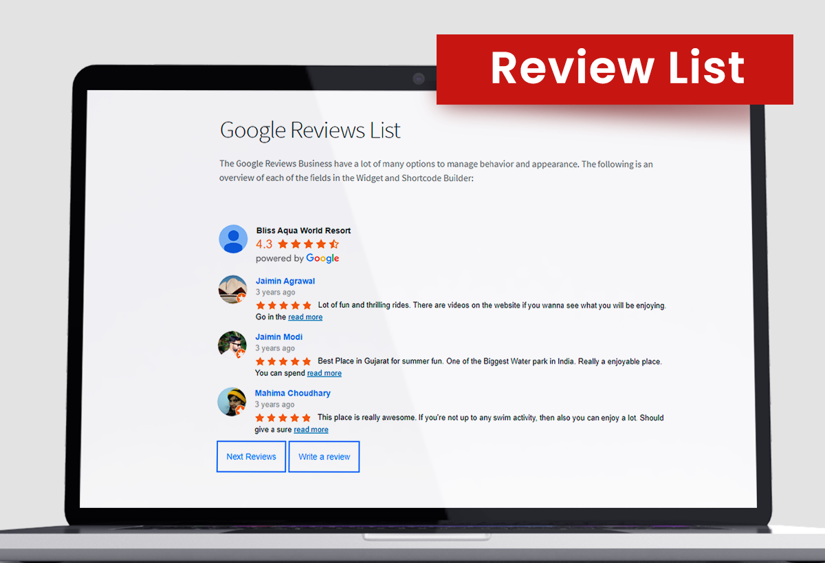 WordPress Google Places Review Plugin: Google Business Rating Plugin - 2