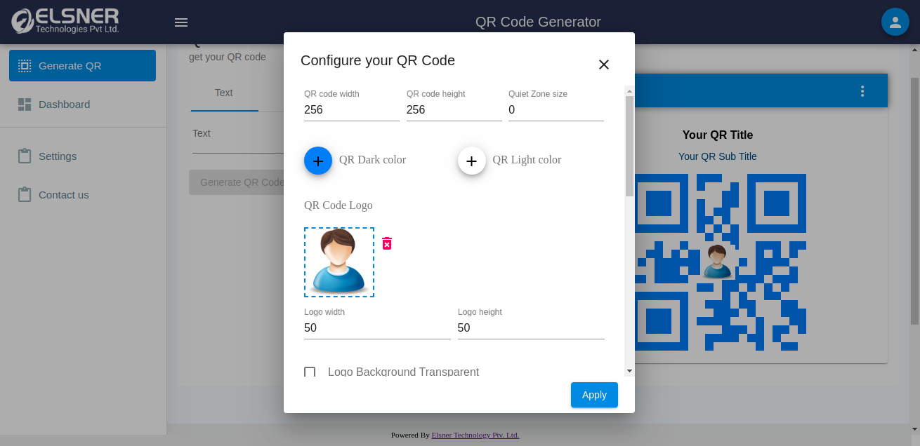 QR Code Advanced Plugin - Dynamic QR Code Generator & Scanner - JavaScript | PHP - 2