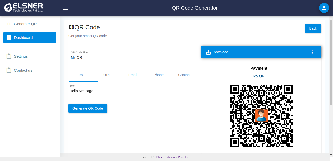 QR Code Advanced Plugin - Dynamic QR Code Generator & Scanner - JavaScript | PHP - 5